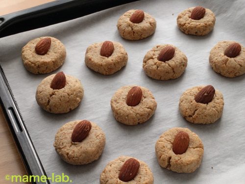 豆乳アーモンドクッキー 豆なブログ