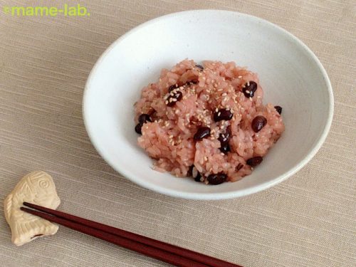 北海道の 甘いお赤飯 を真似て 豆なブログ