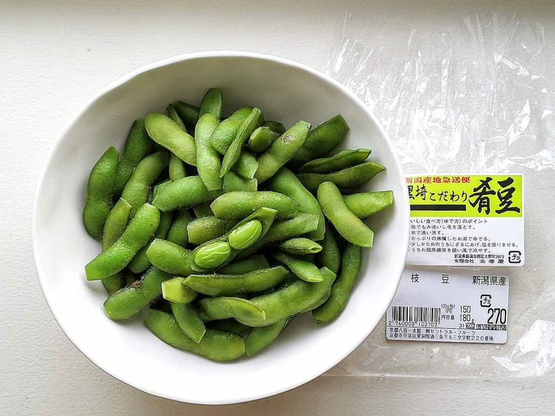 新潟 肴豆の枝豆 豆なブログ